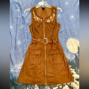 Star Wars Solo Suede Zipper Dress - Her Universe